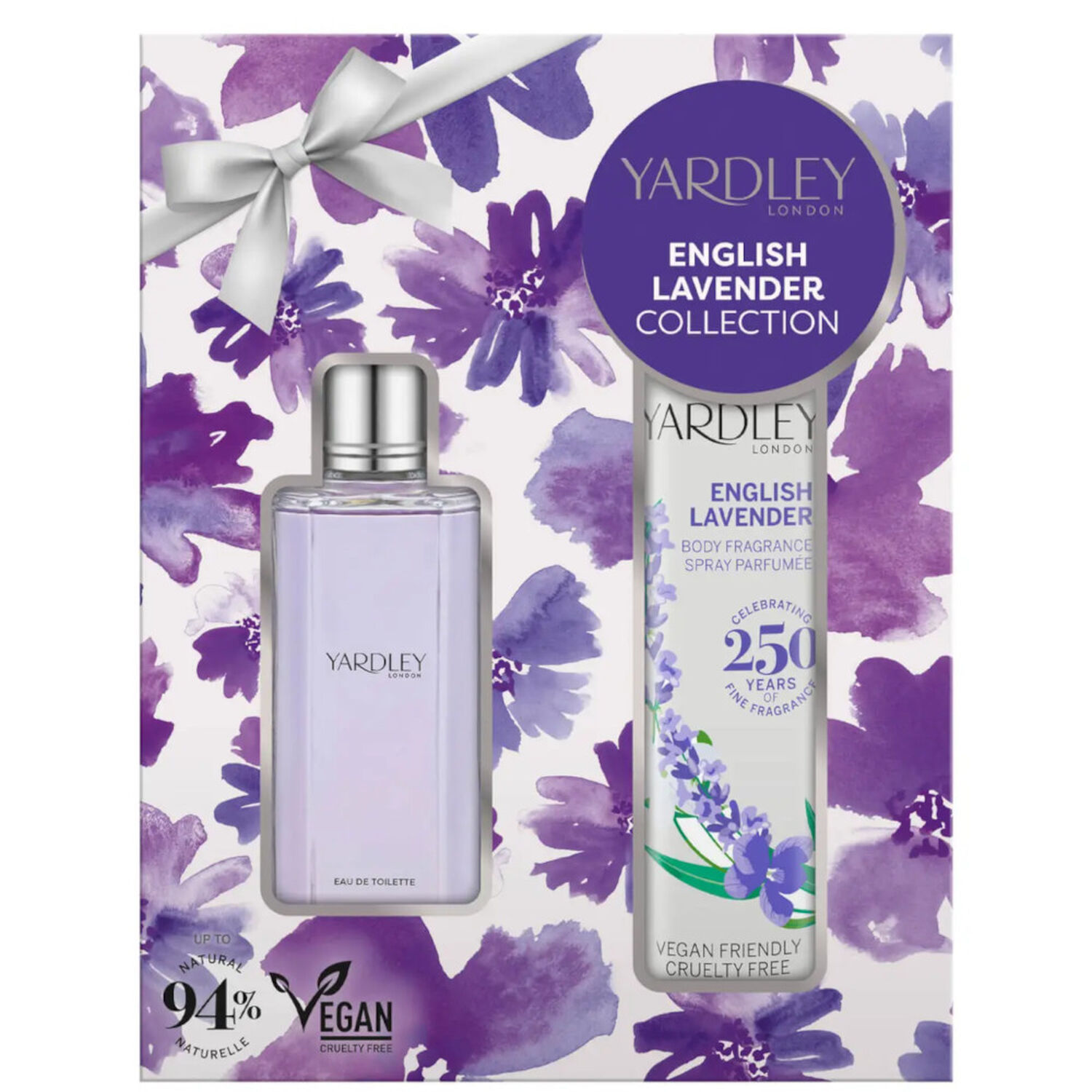 Yardley English Lavender Coffret Eau de Toilette 50 ml + Spary Parfumé 75 ml