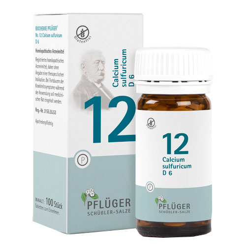 BIOCHEMIE Pflüger 12 Calcium sulfuricum D 6 Tabl.  100 St  Tabletten