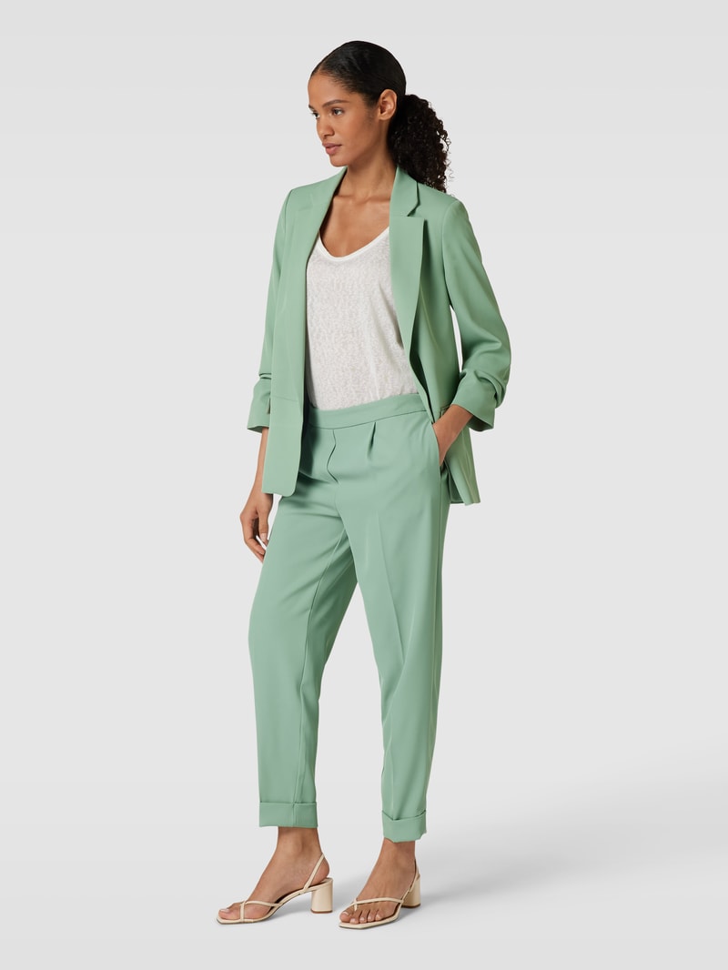 Blazer mit Reverskragen in hellgrün