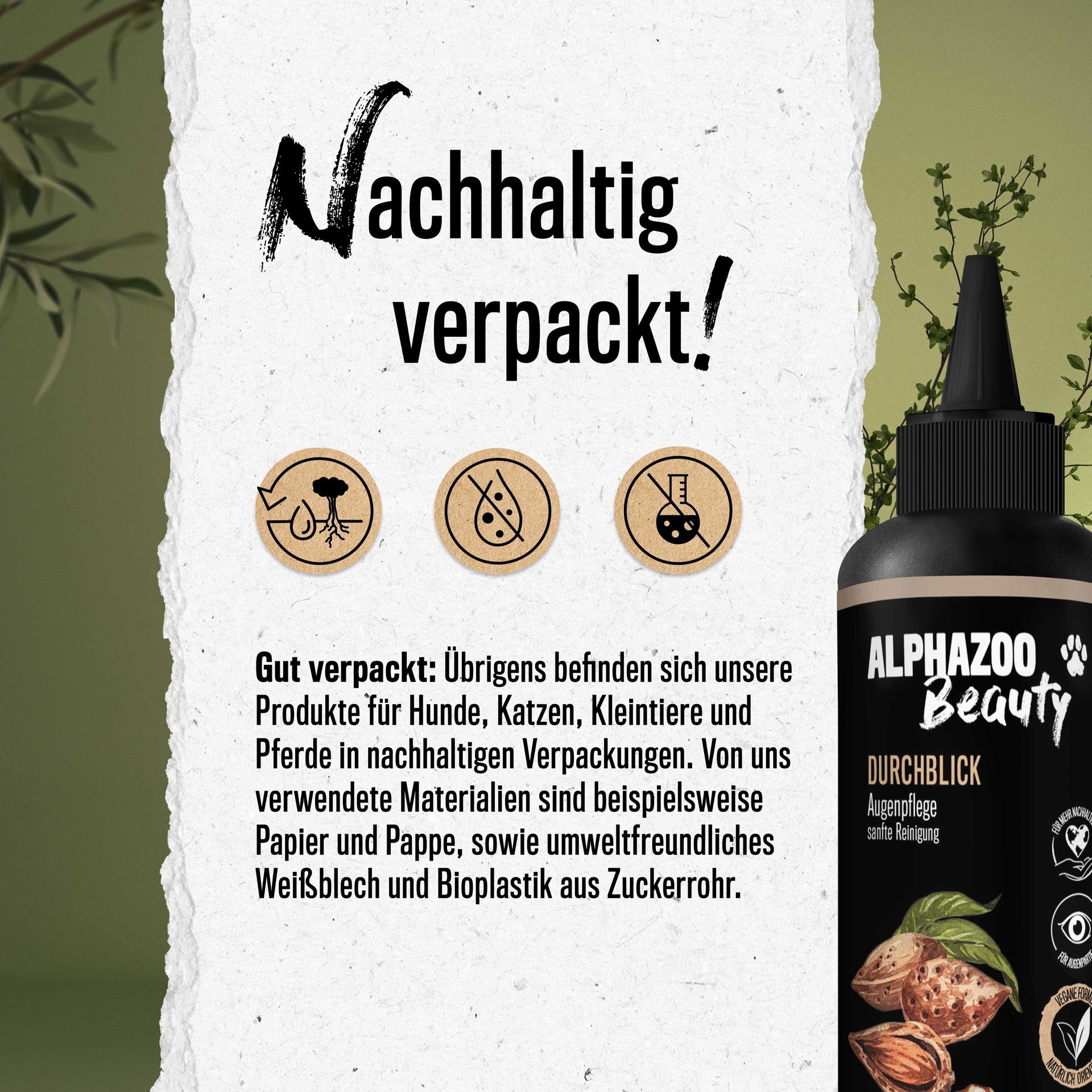 ALPHAZOO Augen- & Ohrenpflege ALPHAZOO Ohrmilbenöl 100ml für Hunde & Katzen I Starkes Mittel gegen Ohrmilben