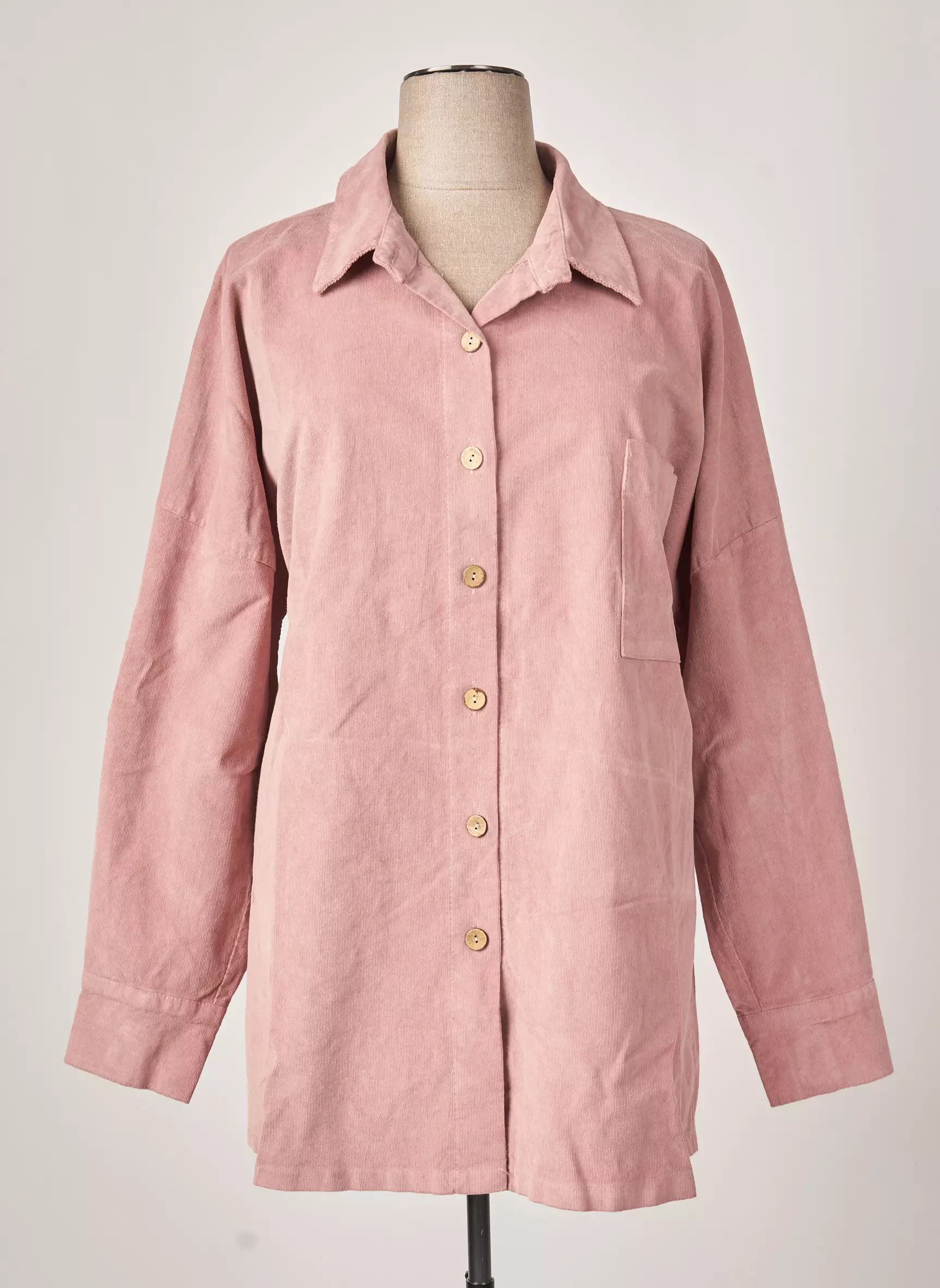 New Collection Vestecasual Femme couleur rose