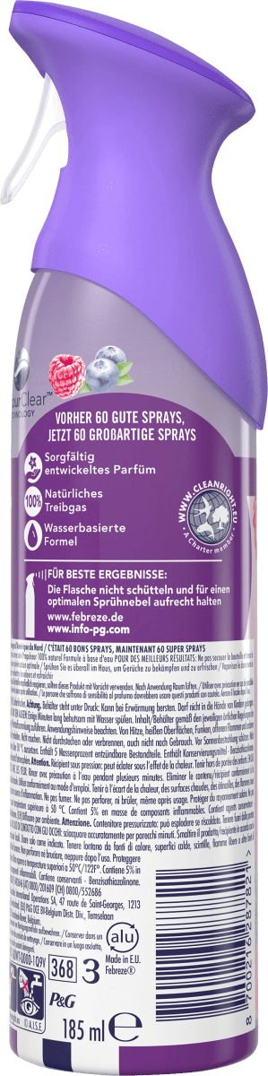 Lufterfrischer Nordamerika Wildbeere, 185 ml