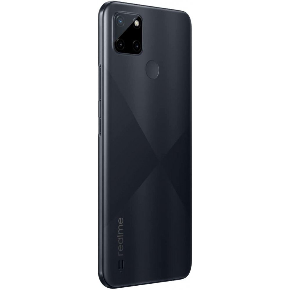 Realme C21-Y 32 GB / 3 GB - Smartphone - cross black Smartphone (6,5 Zoll, 32 GB Speicherplatz)