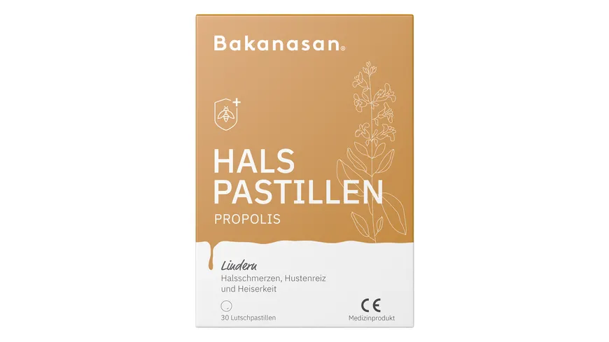 BAKANASAN Halspastillen Propolis 50 g
