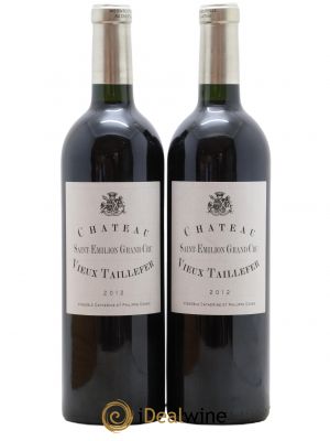 Saint-Émilion Grand Cru Château Vieux Taillefer 2012 - Lot de 2 Bouteilles