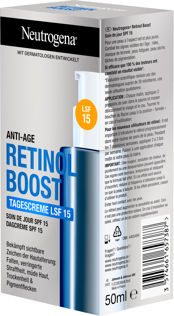 Anti Age Gesichtscreme Retinol Boost LSF 15, 50 ml