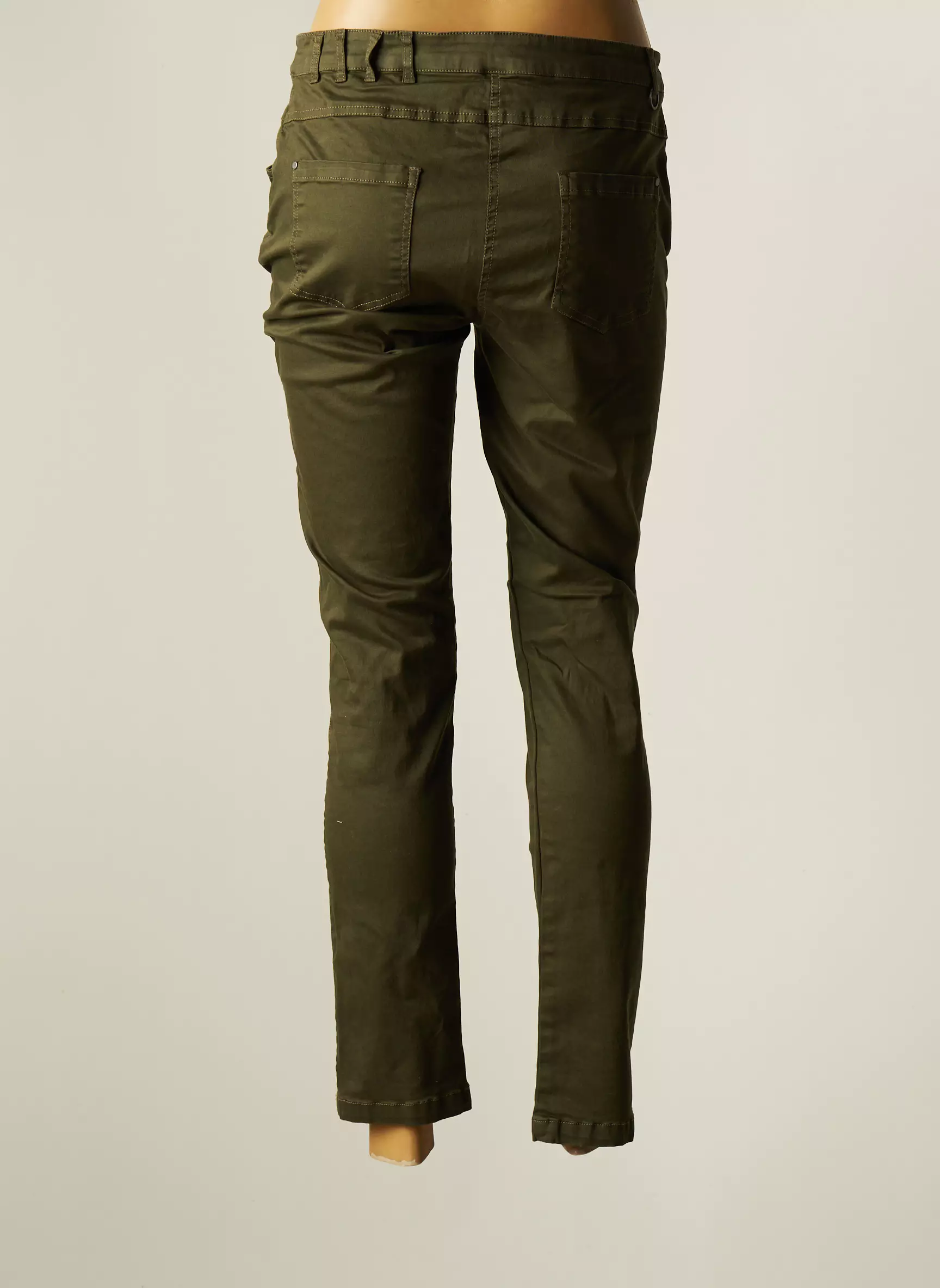 Mado Et Les Autres Pantalons Slim Femme couleur vert