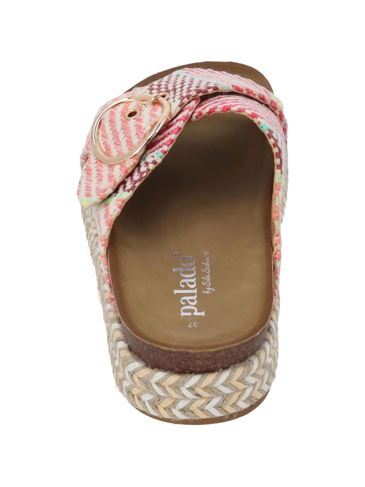 palado Plateau-Pantoletten in Rosa günstig kaufen