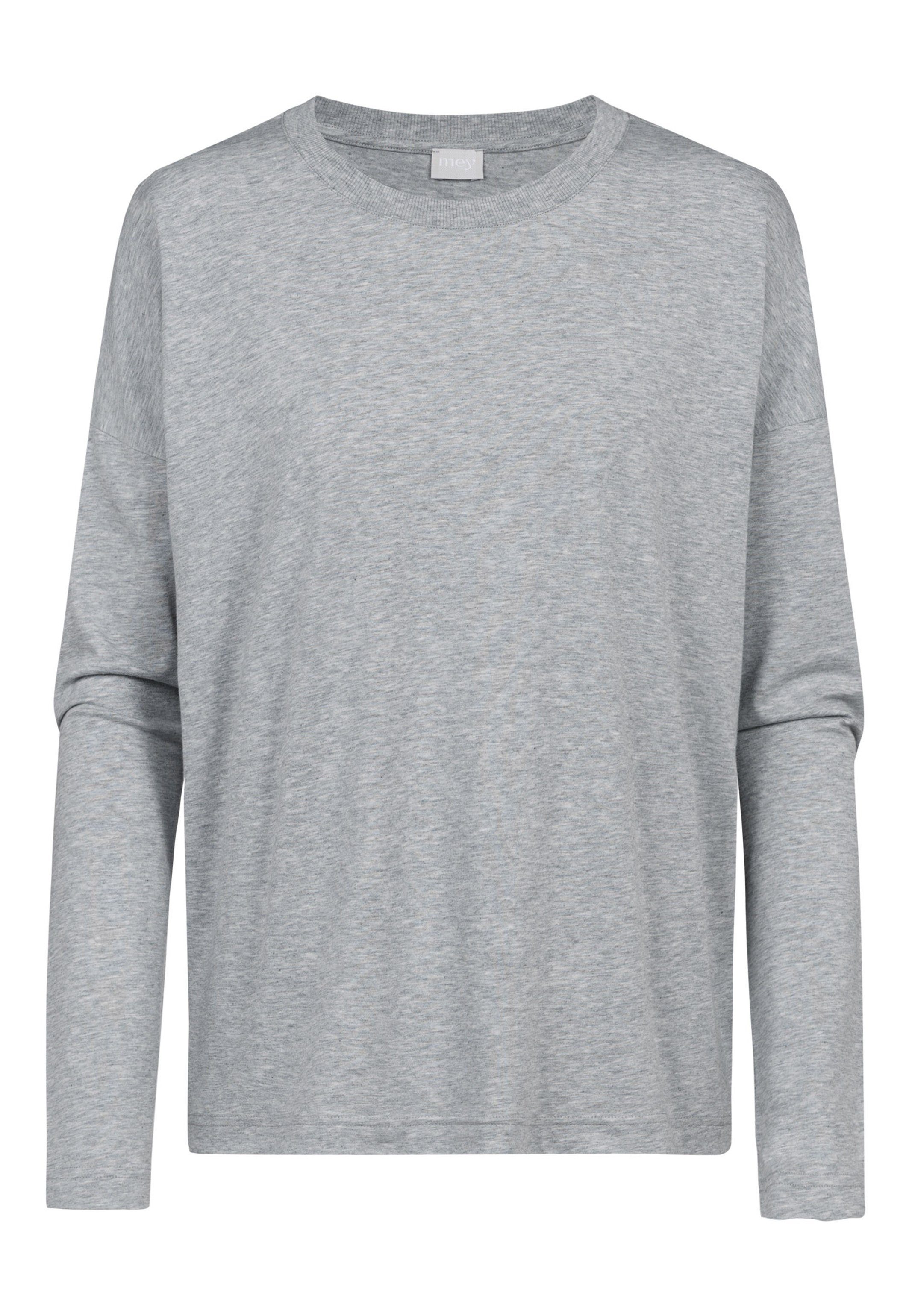 Mey Pyjamaoberteil Yona (1-tlg) Schlafanzug Oberteil - Langarm-Shirt mit Rundhals-Ausschnitt