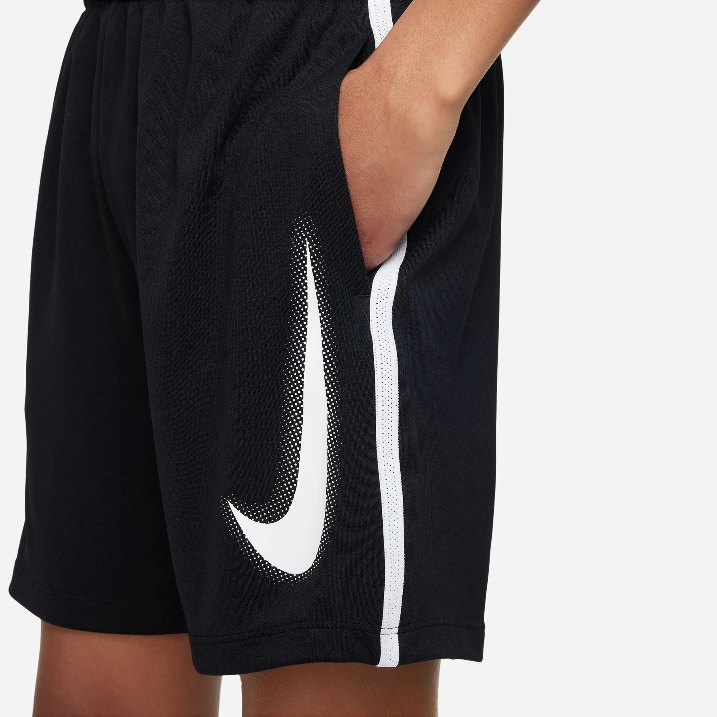 Dri-Fit Graphic Shorts Jungen - Schwarz, Weiß