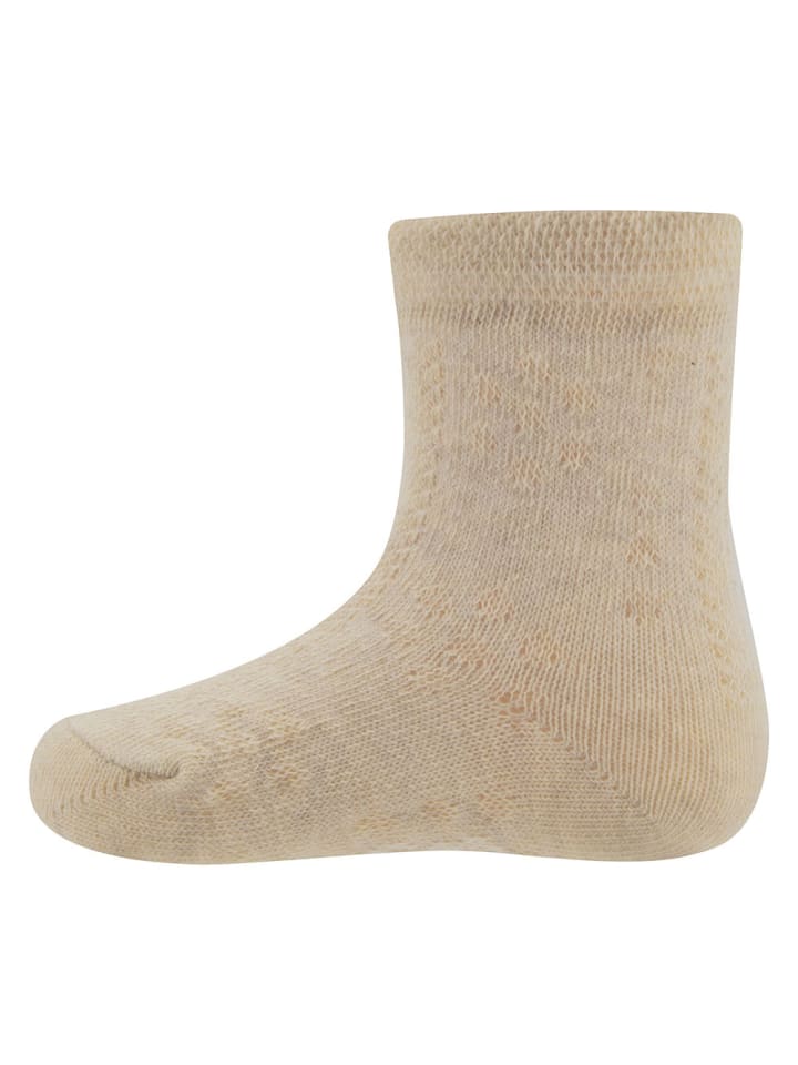 ewers 2er-Set Socken 2er Pack GOTS Pferde/Uni in rosenwasser-beige mel. günstig kaufen