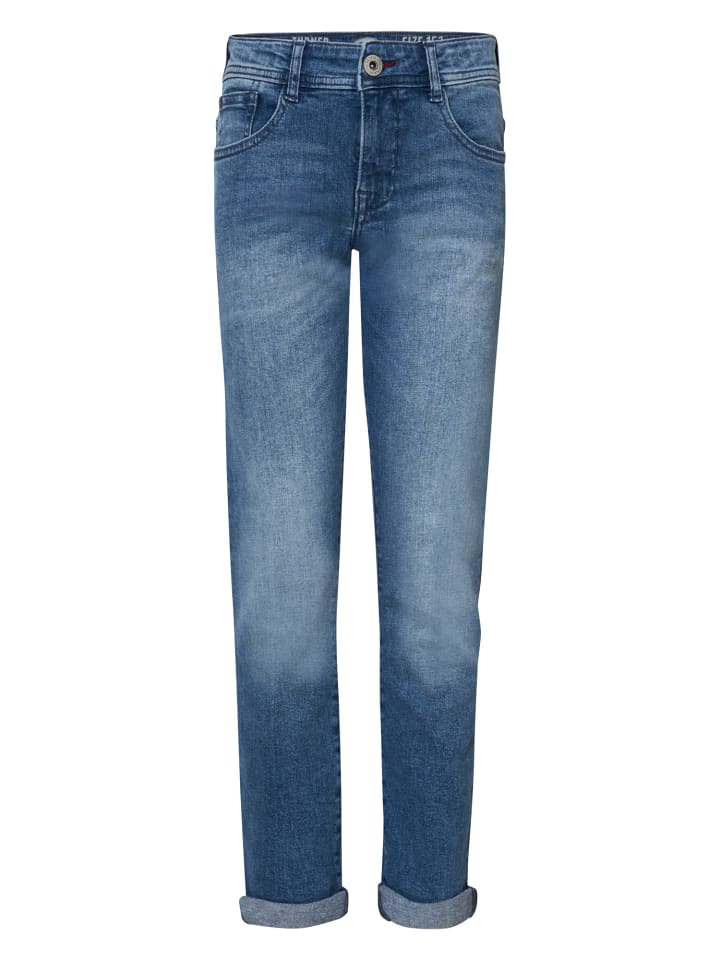 Petrol Industries Tapered Fit Jeans Turner Sequim in Blau günstig kaufen