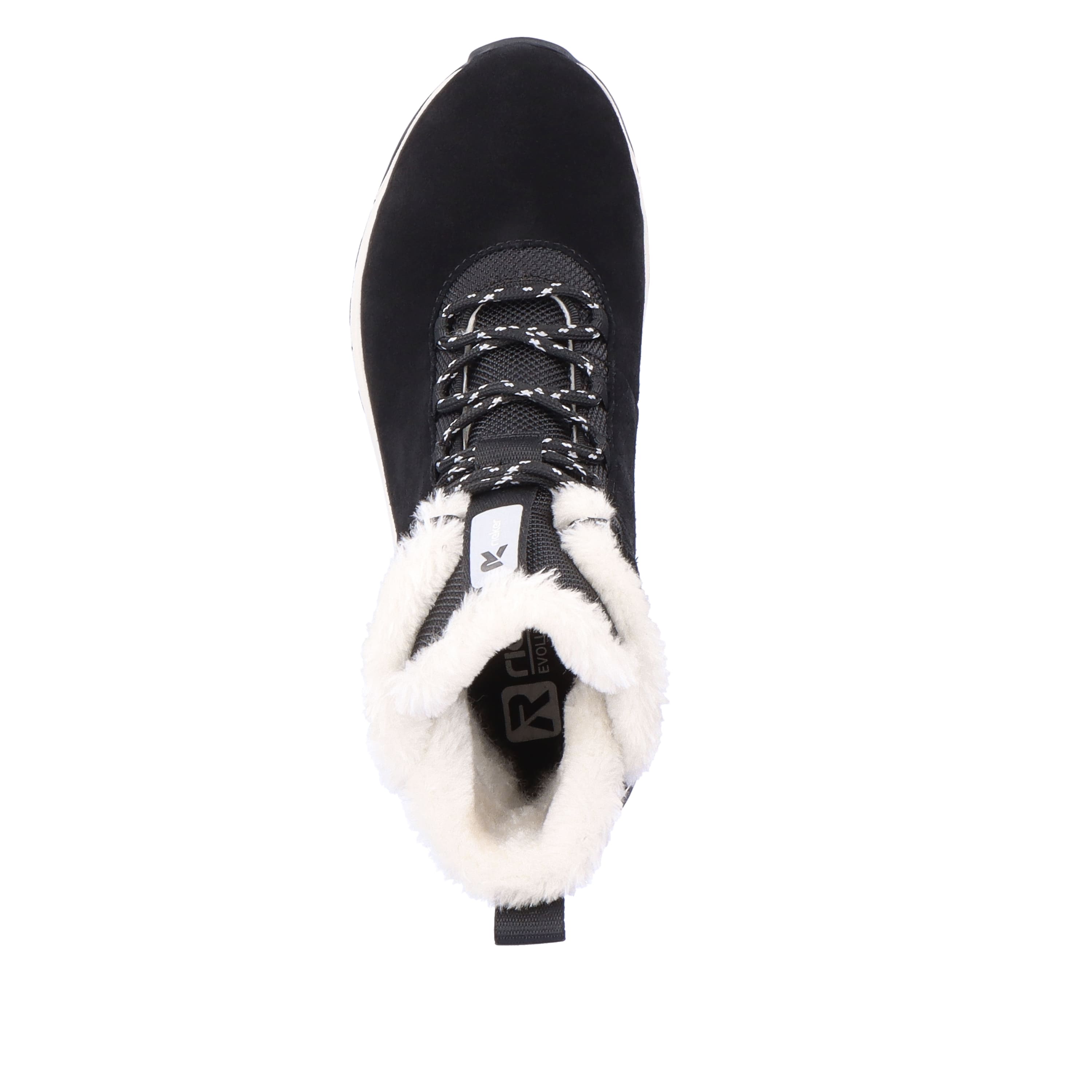 Rieker Damen Schnürstiefel deep-black pearl