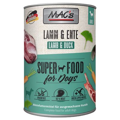 Sparpaket MAC's Adult Superfood 12 x 400 g