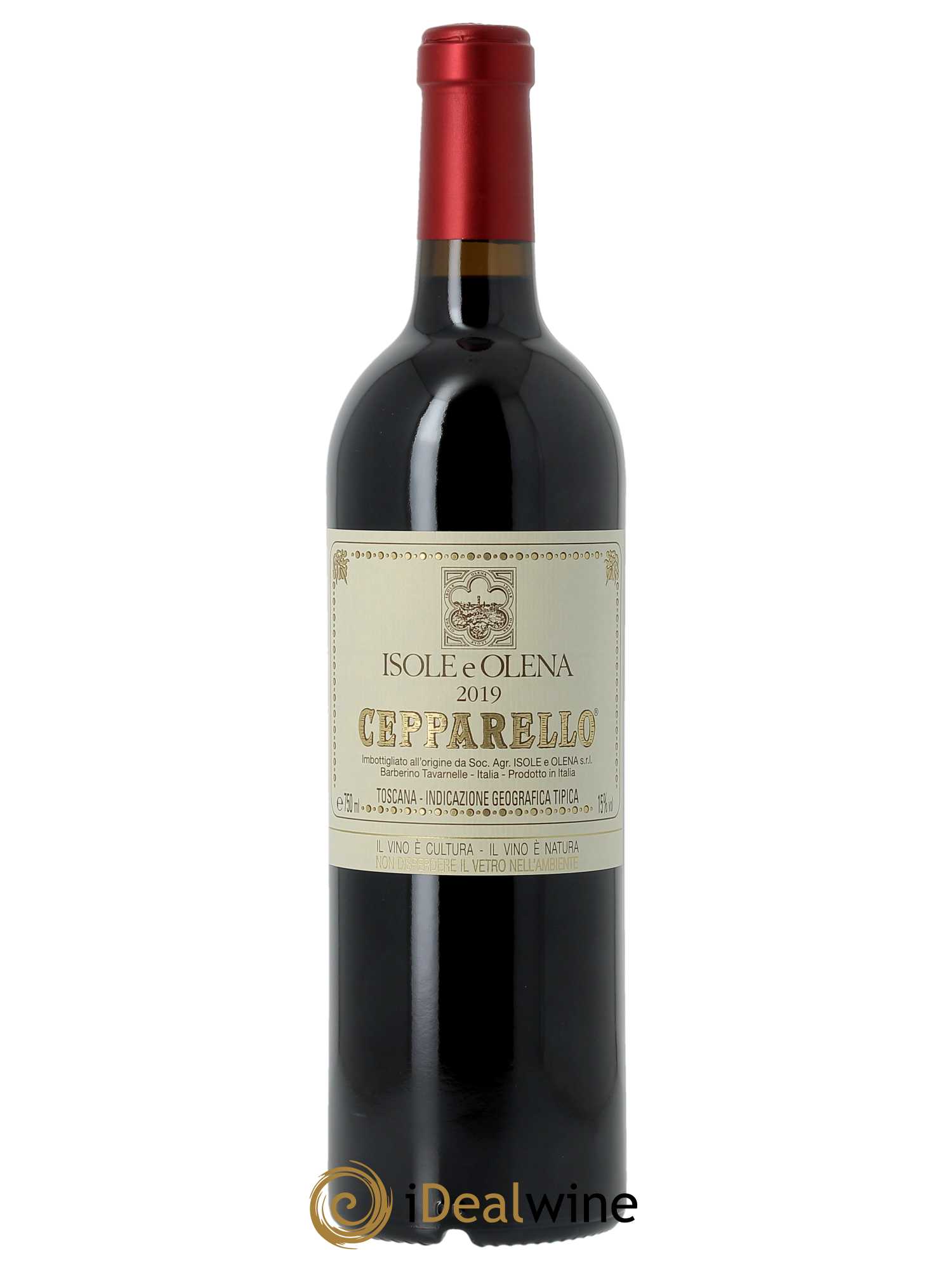 Toscana IGT Cepparello Isole e olena  2019 - Lot de 1 Bouteille
