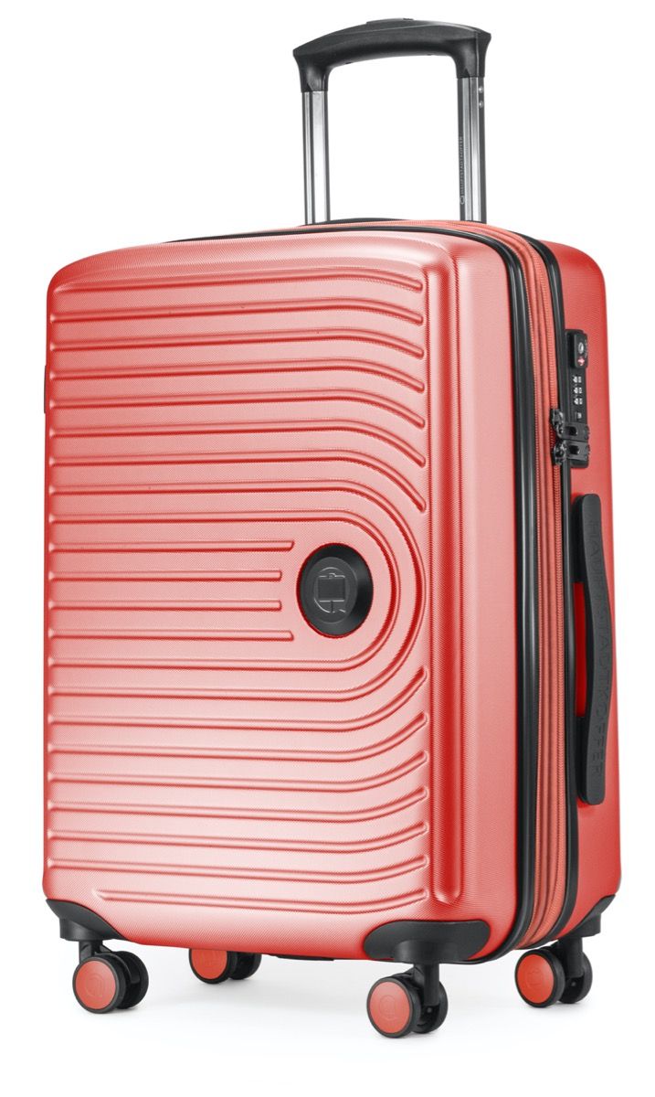 MITTE - hand luggage hard shell matt, XXL extension, TSA, 55 cm, 55 liters