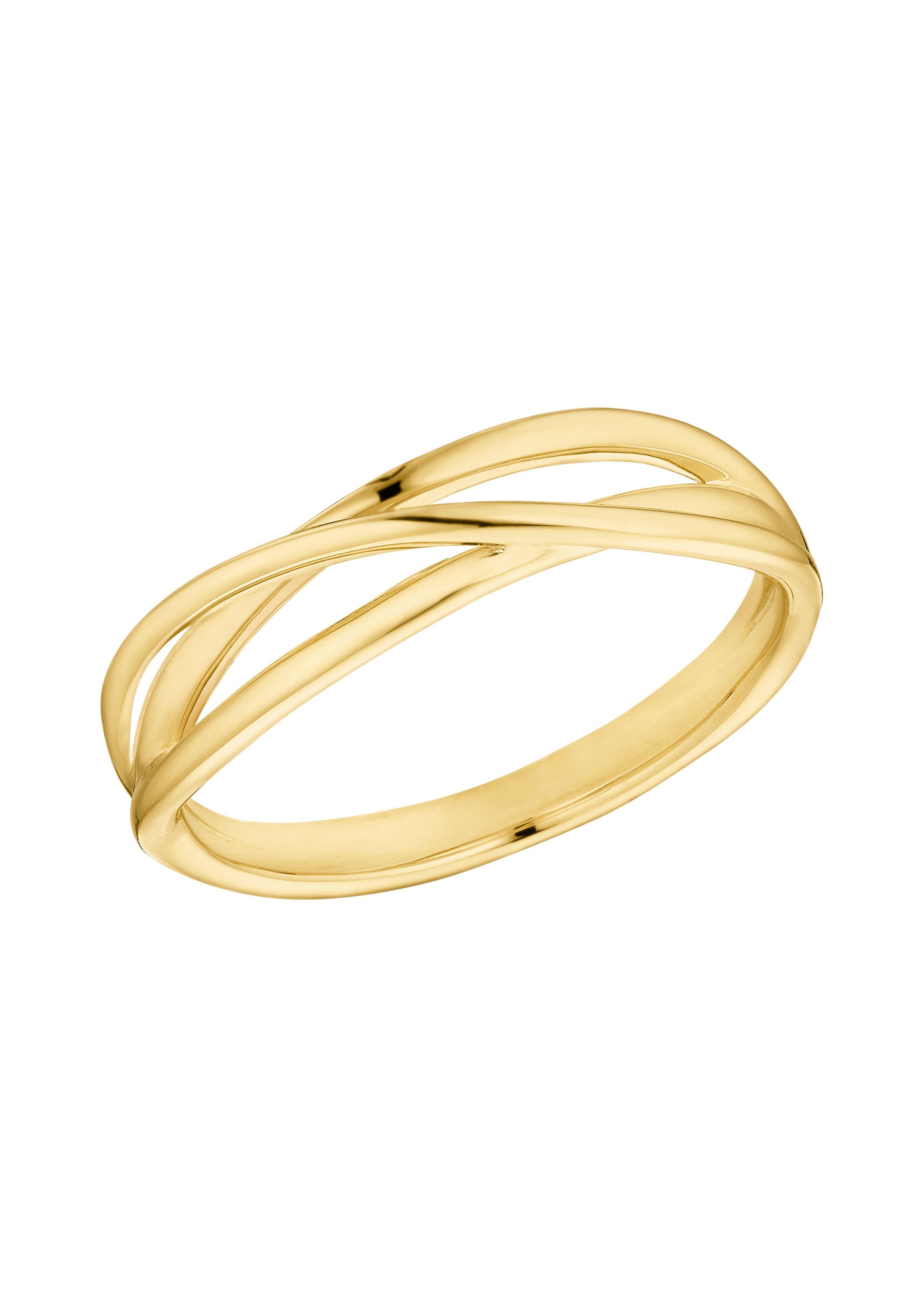 Vergoldeter Ring mit geschwungenem Design  6009578-19E0