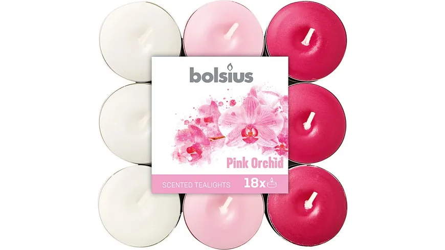 bolsius Duft-Teelichte Orchidee