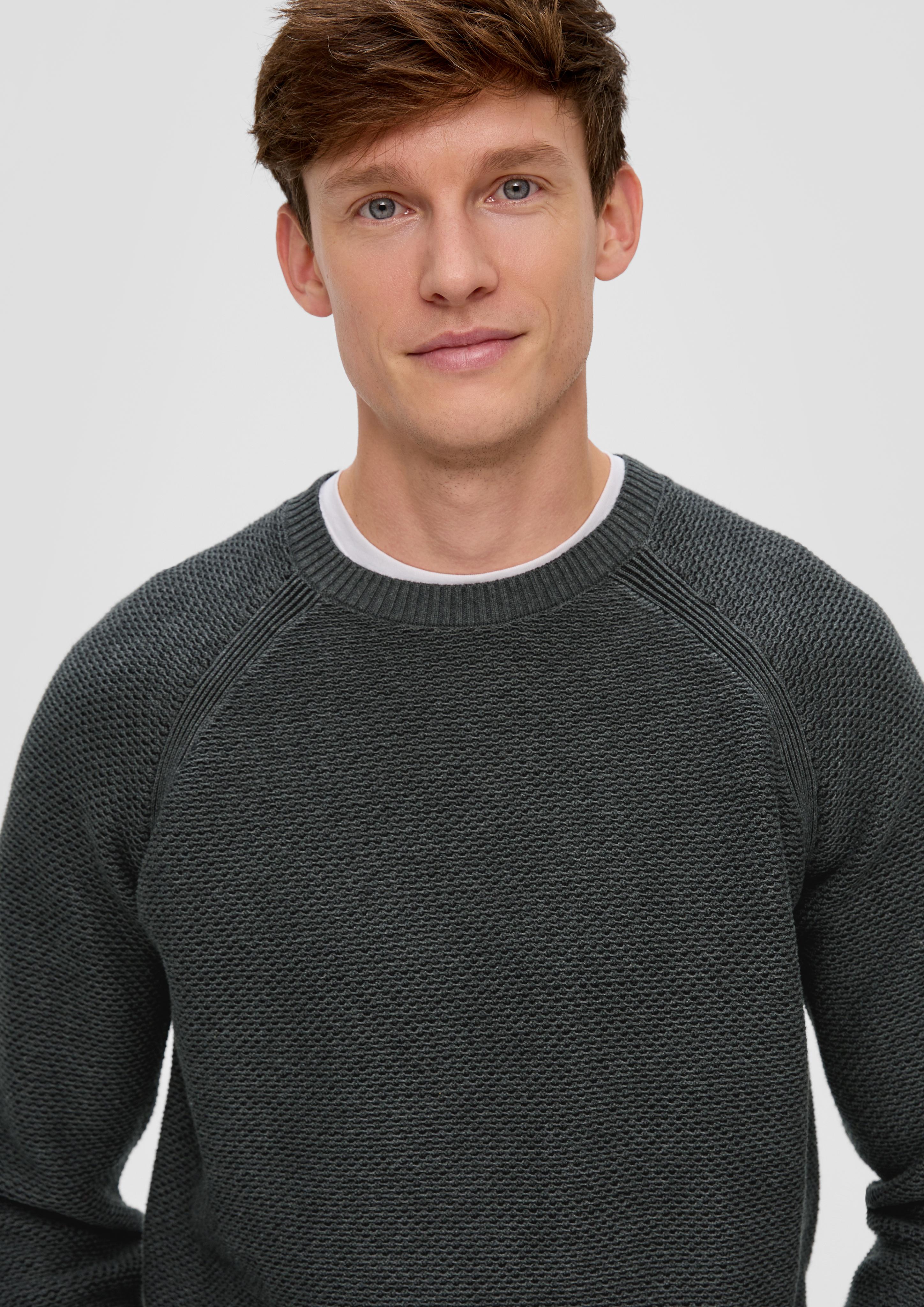 Strickpullover mit Crew Neck  2137410-98W4