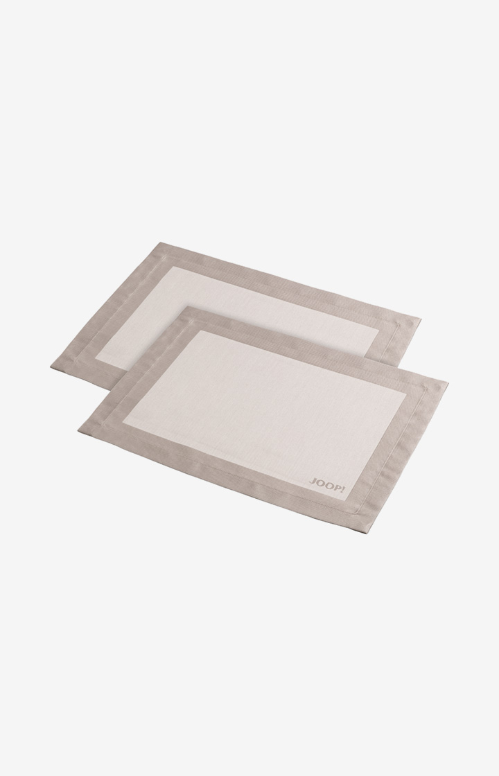 Platzsets JOOP! Signature - 2er Set in Sand, 36 x 48 cm - im JOOP!