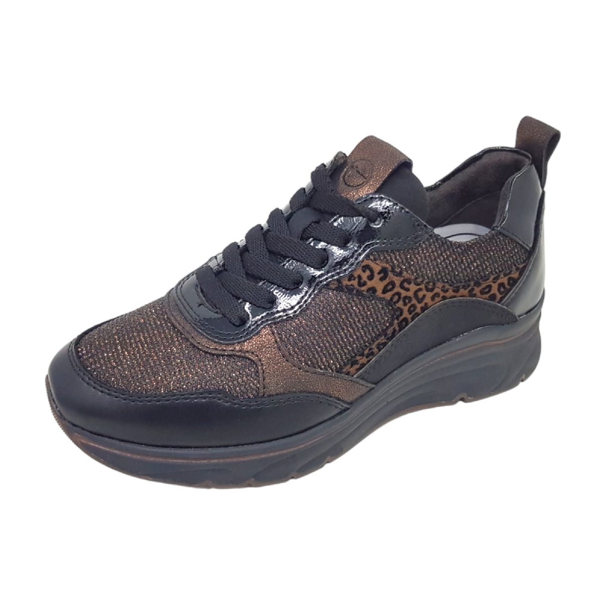 Tamaris M2372141 Women Lace-up 1-23721-41/988 Schwarz 988 bronce comb
