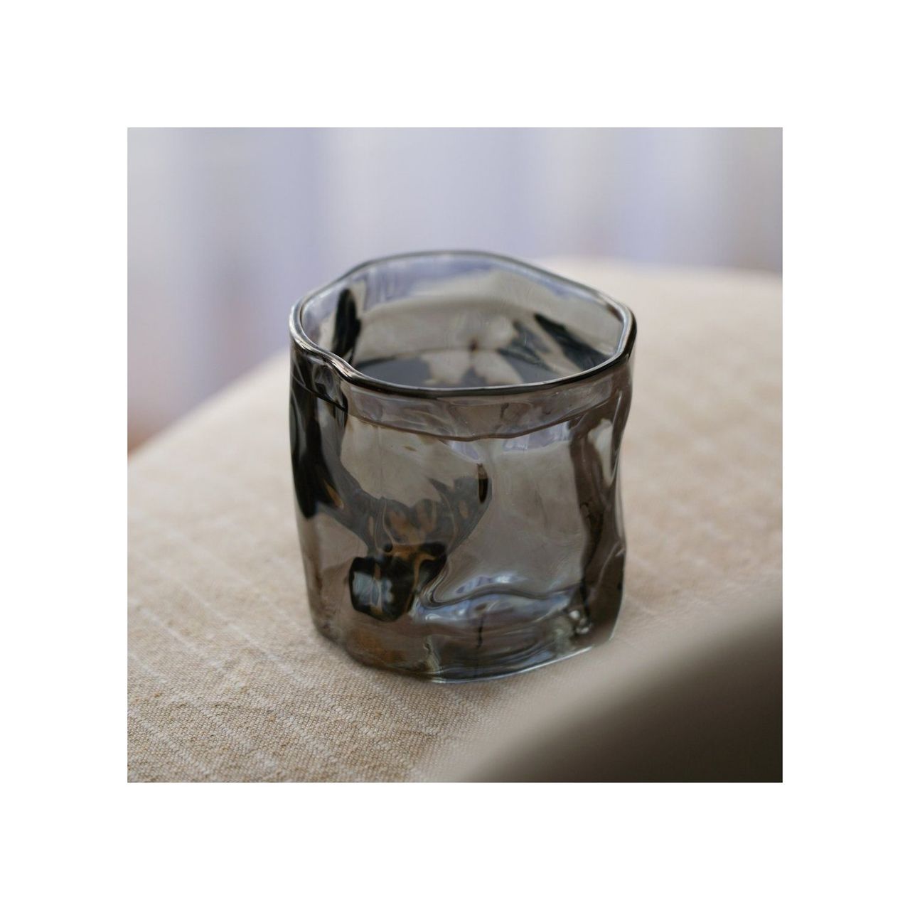ZOHA Glas 2er Set Diamond Black Glas Trinkgläser Cocktailgläser 200ml, Glas