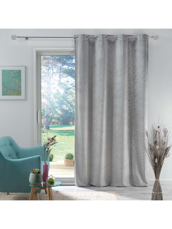 Douceur d’Intérieur Verdunkelungsvorhang in grau günstig kaufen onesize