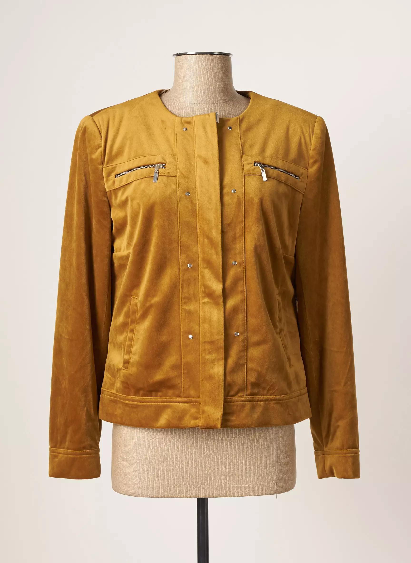 Christine Laure Vestecasual Femme couleur jaune