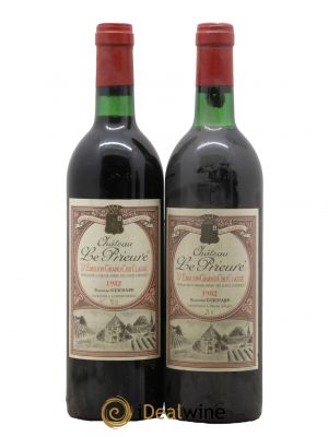 Château le Prieuré Grand Cru Classé  1982 - Lot de 2 Bouteilles