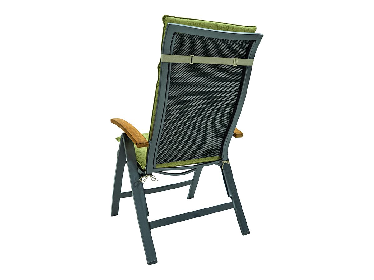 Madison Nori Green 120x50 Gartenstuhlkissen mit hoher Rückenlehne
