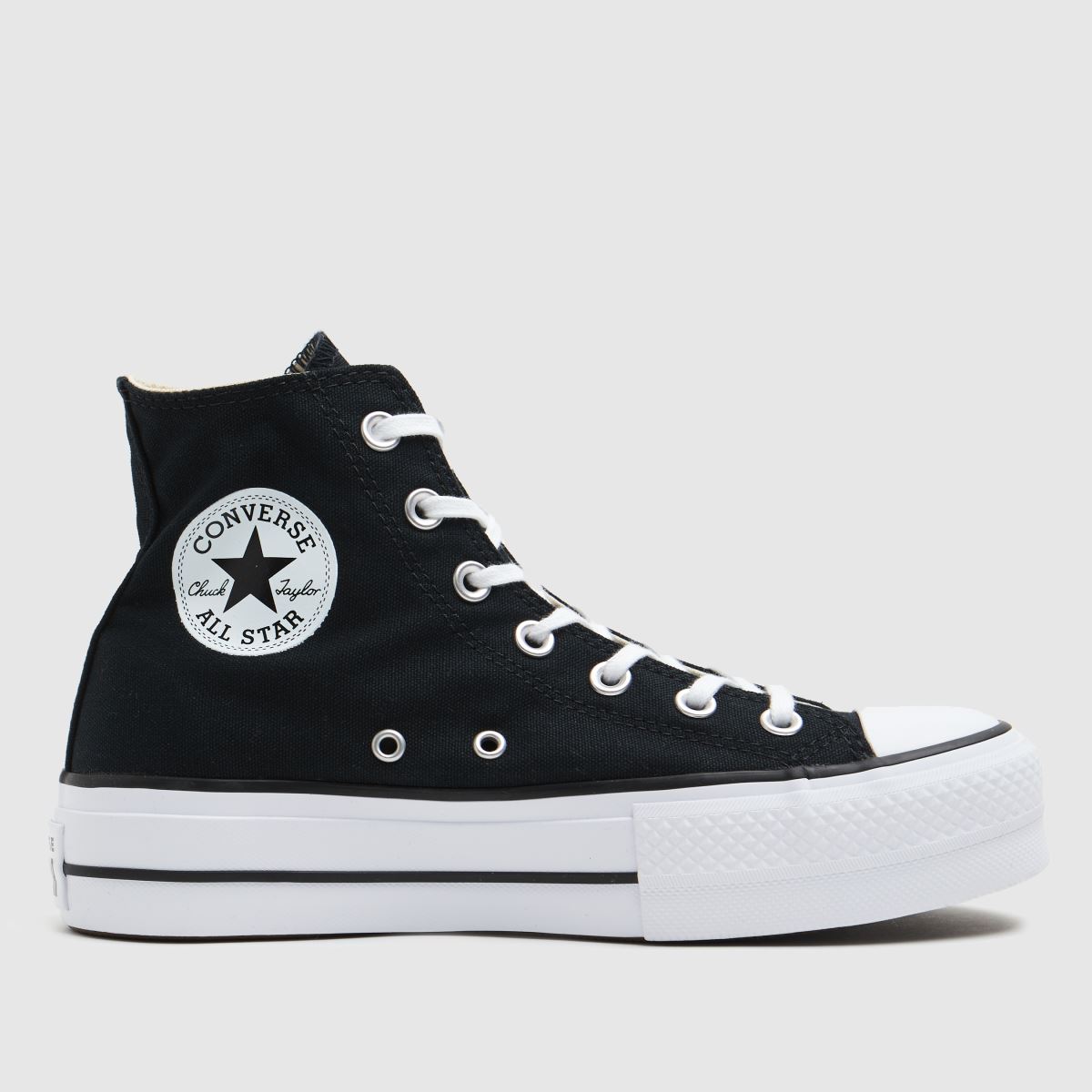 Converse – All Star – Svarta höga sneakers med dragkedja