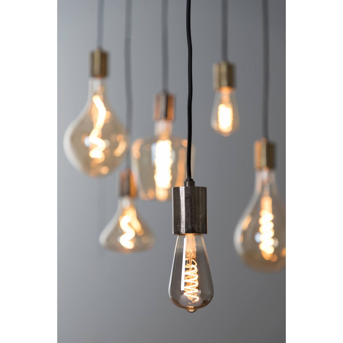 Trendhopper E27 LED-Kolben Rauchglas