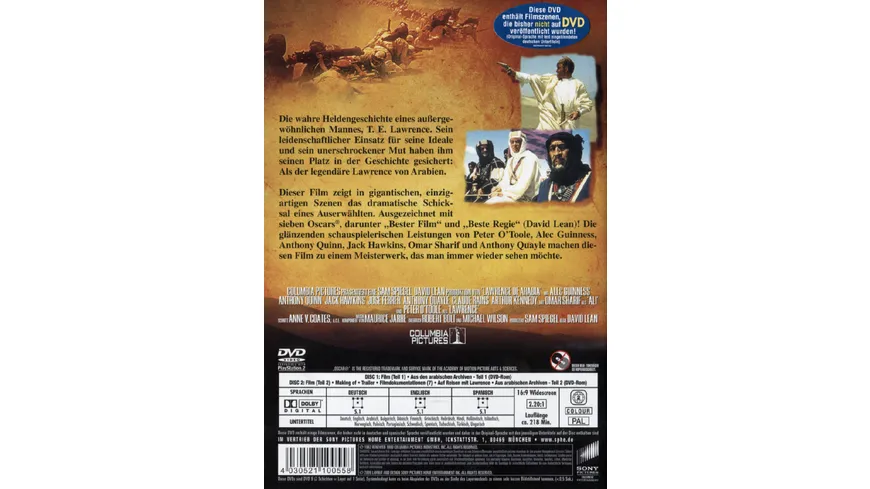 Lawrence von Arabien  [2 DVDs]