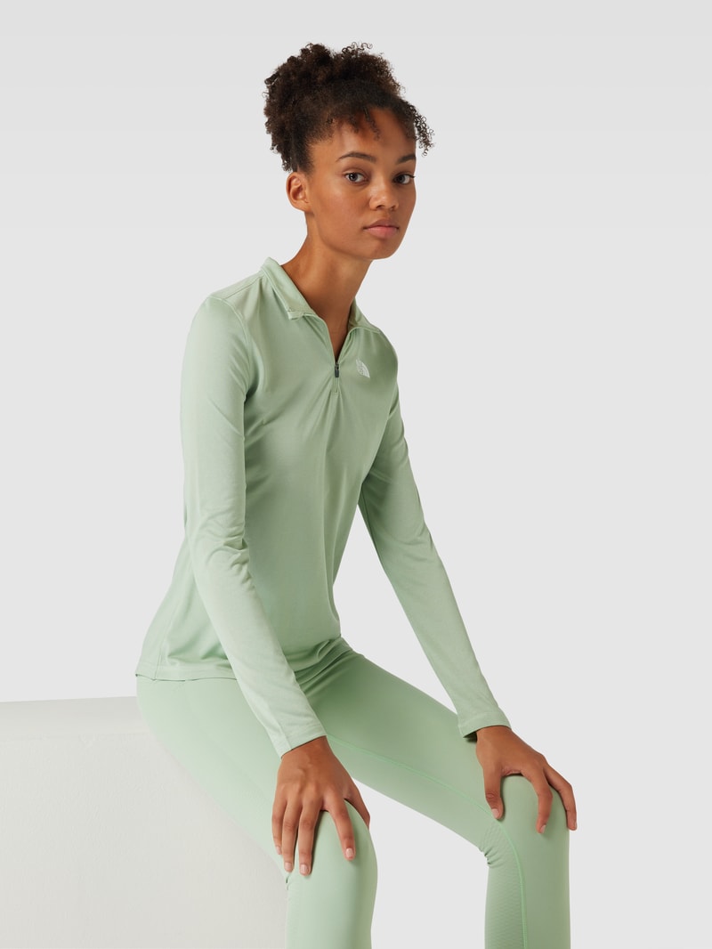 Sweatshirt mit Label-Print in mint
