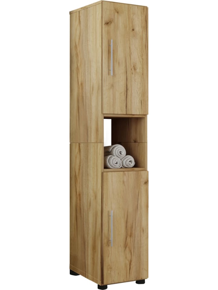 ebuy24 Badschrank Flandu Eiche Dekor 31 x 30 cm günstig kaufen onesize