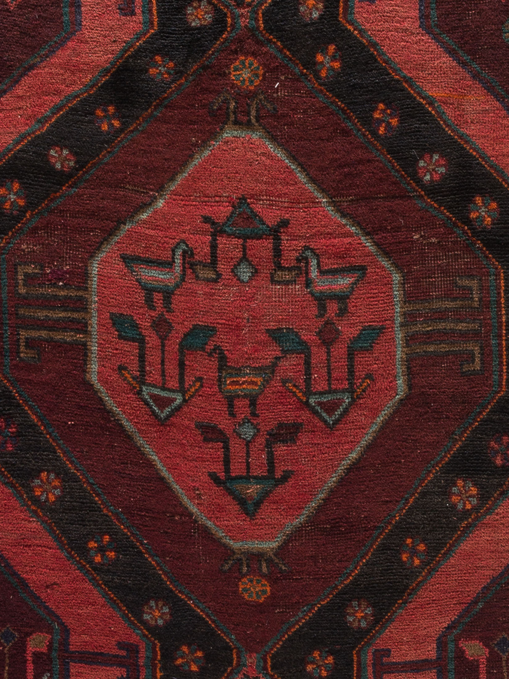 Hamadan Vintage ca. 120 x 323 cm, Unikat / Einzelstück