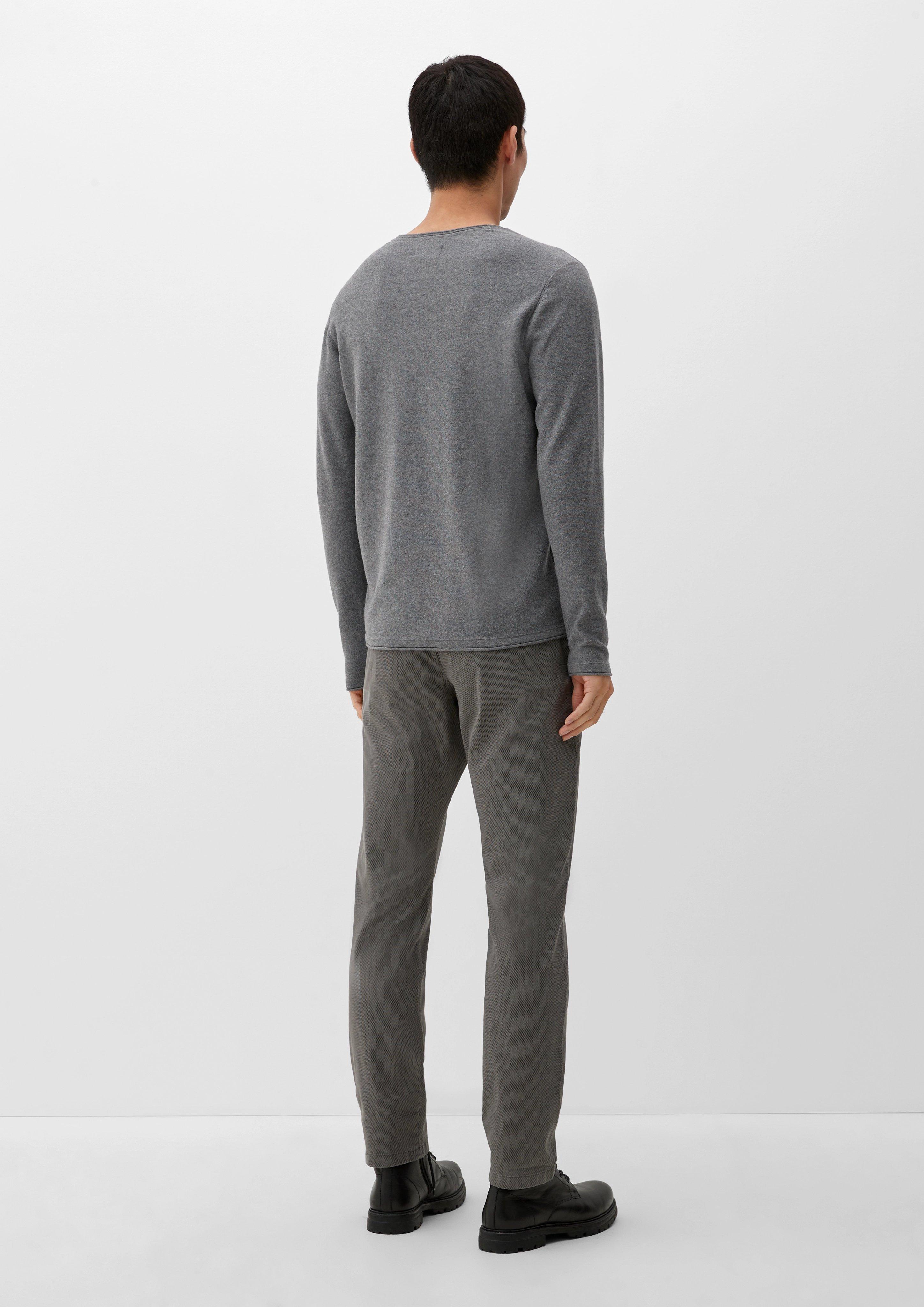 Pullover mit Rollsaumblende  2124525-9730