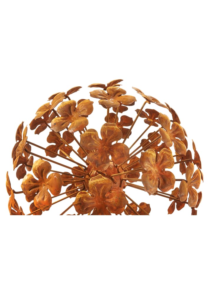 kobolo Gartendekoration FLOWERBALL24 in Braun günstig kaufen onesize