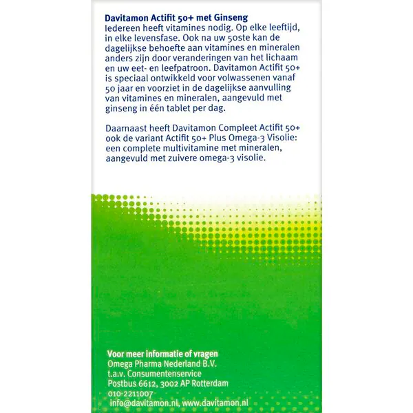 Davitamon Actifit 50 Tablets 90 pieces