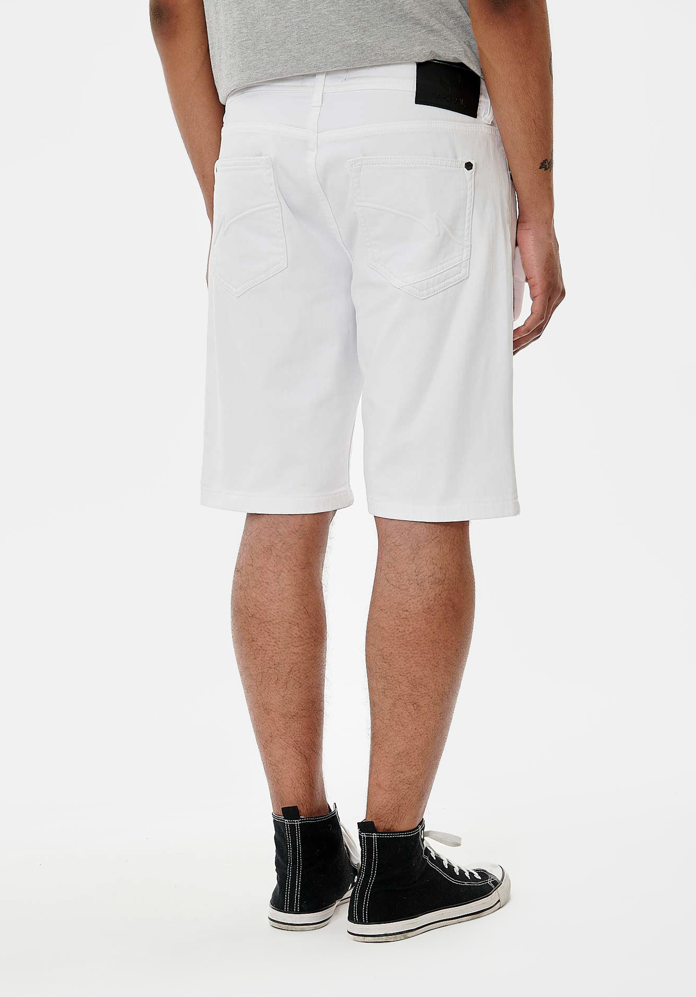 VIXTO  Short straight blanc Homme