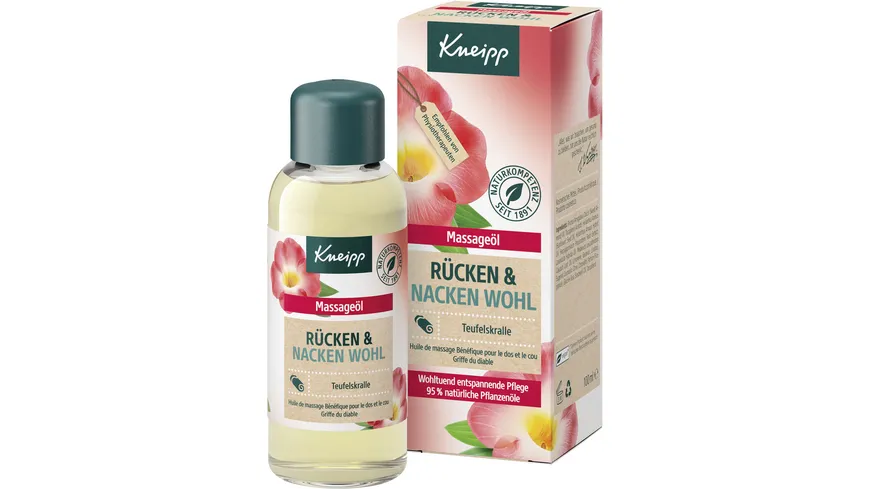 Kneipp Massageöl Rücken & Nacken Wohl 100 ml
