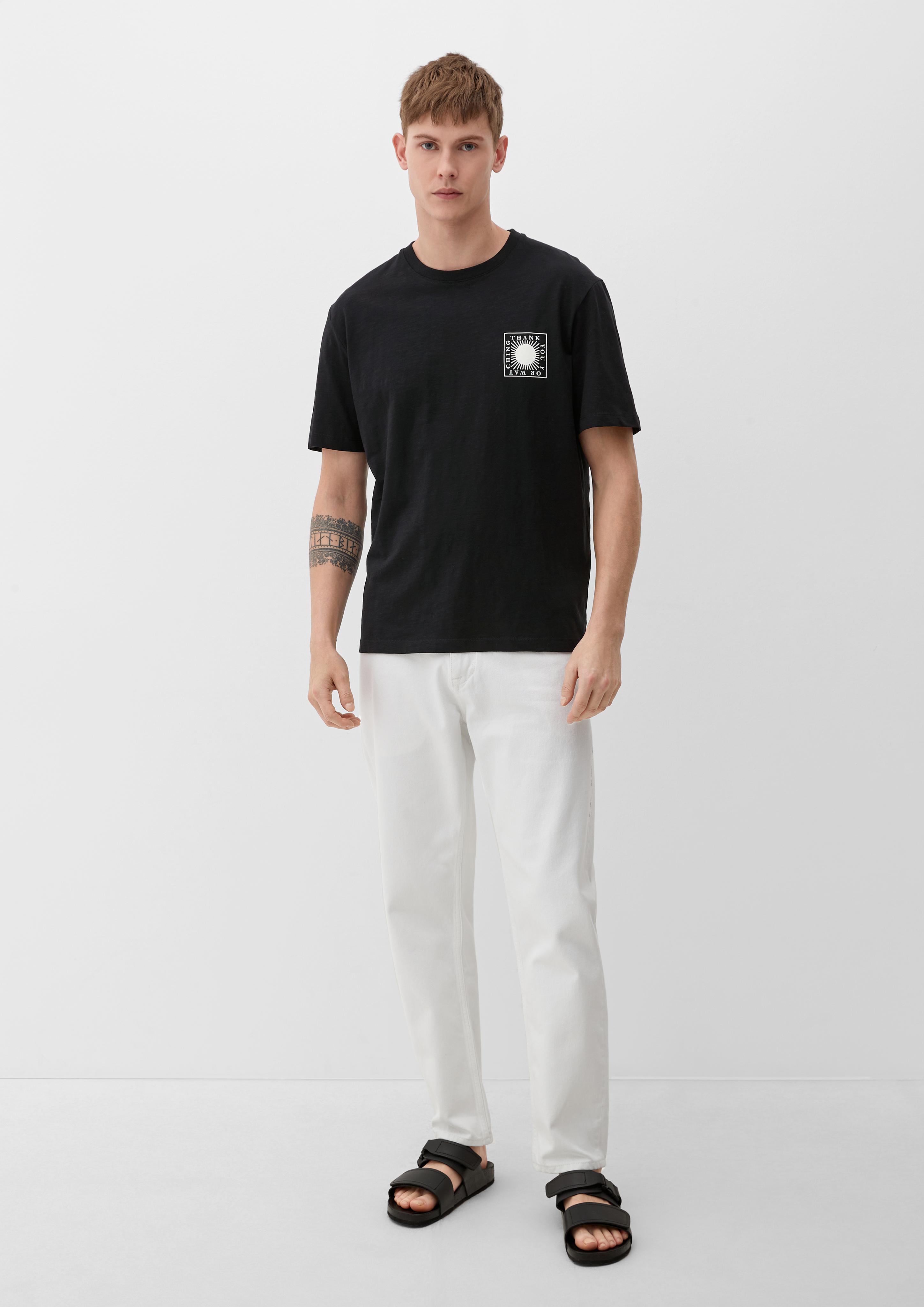 T-Shirt mit Frontprint  2129466-99D1