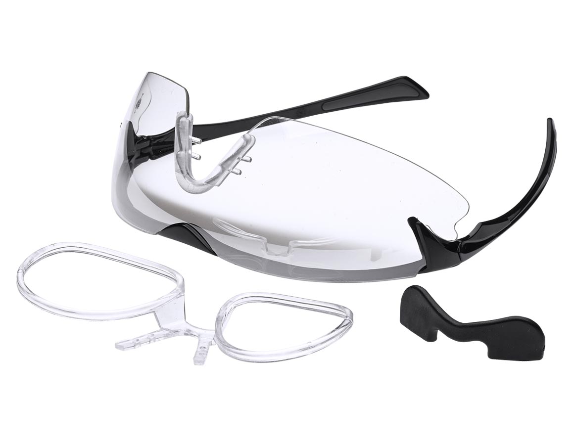 e.s. Schutzbrille Araki, mit Brillenglashalterung