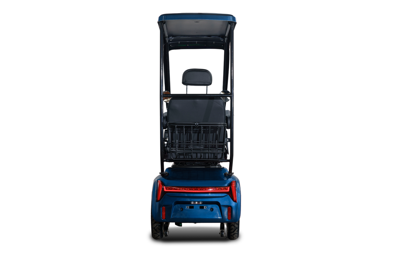 Stormborn R5 Elektro-Dreiradroller 25 km/h - blau - mit Dach