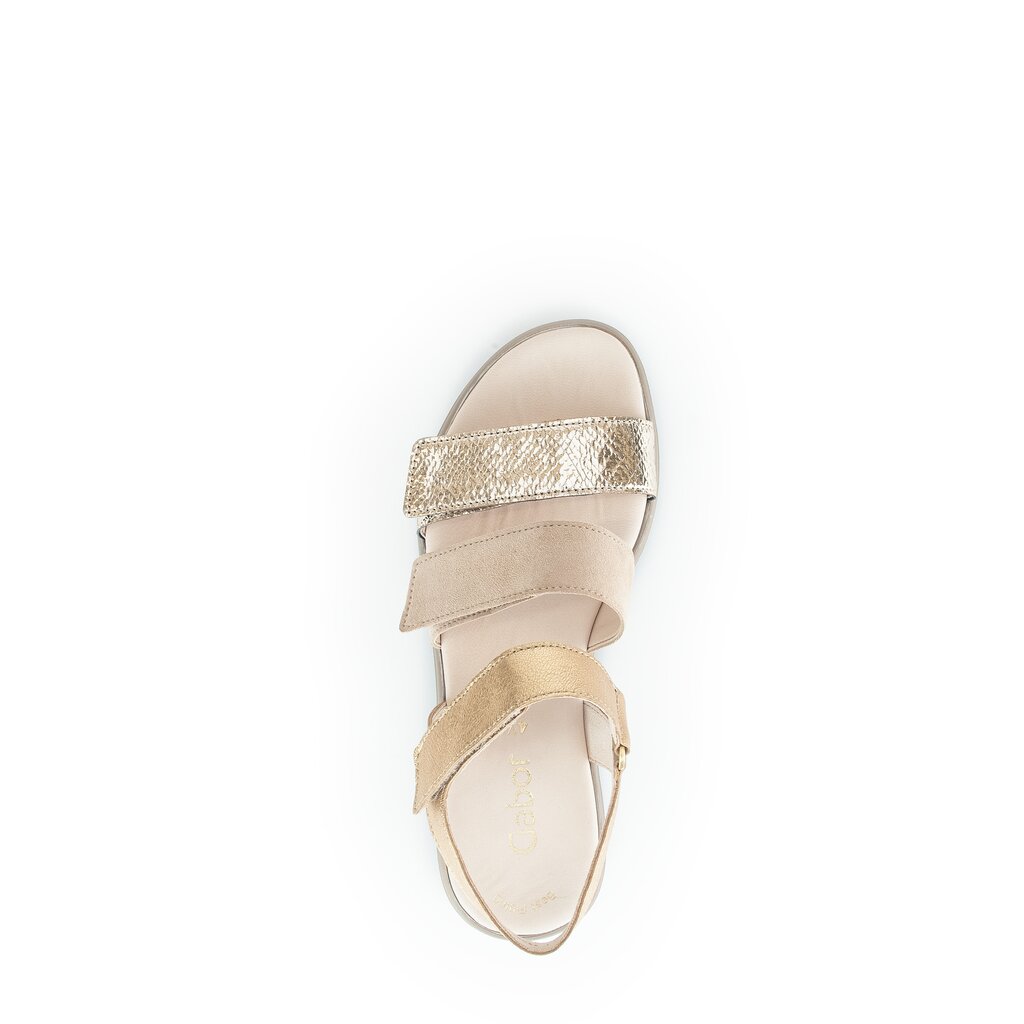 Gabor fashion Plateau Sandale gold