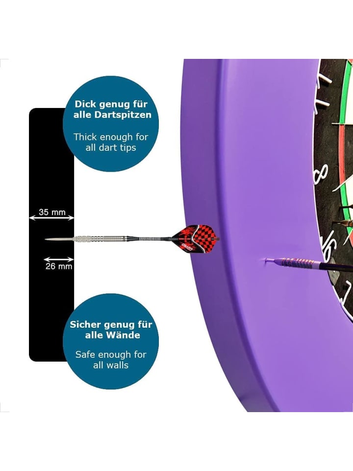 COFI 1453 Dartscheibe für 45 cm in Lila in Lila günstig kaufen onesize