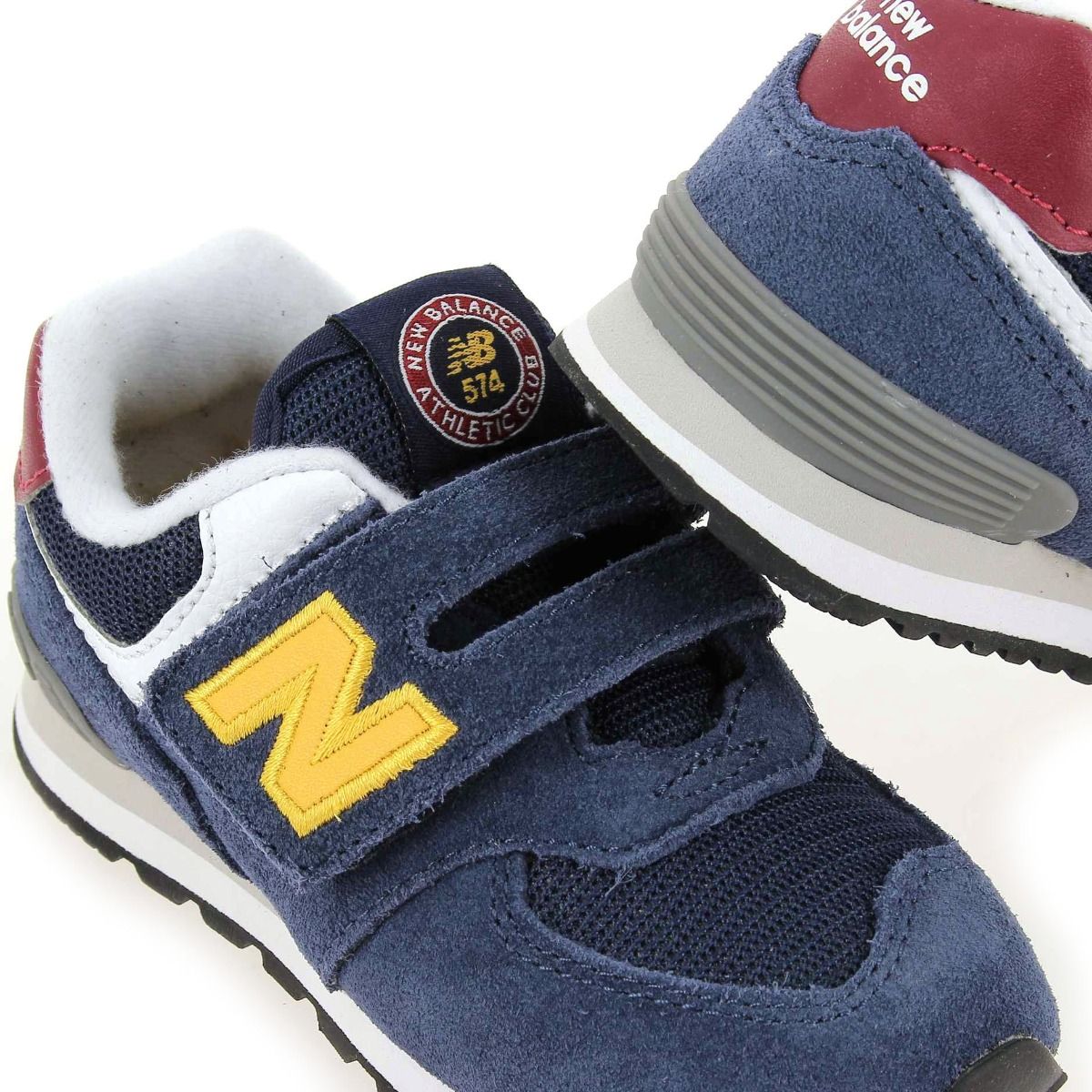 New Balance  574 HW1 VELCRO - Marine Jaune