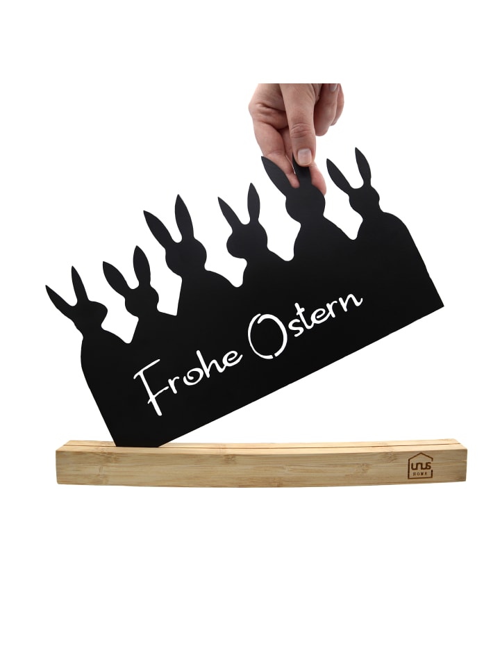 UNUS Aufsteller Frohe Ostern Oster-Silhouette in Schwarz günstig kaufen