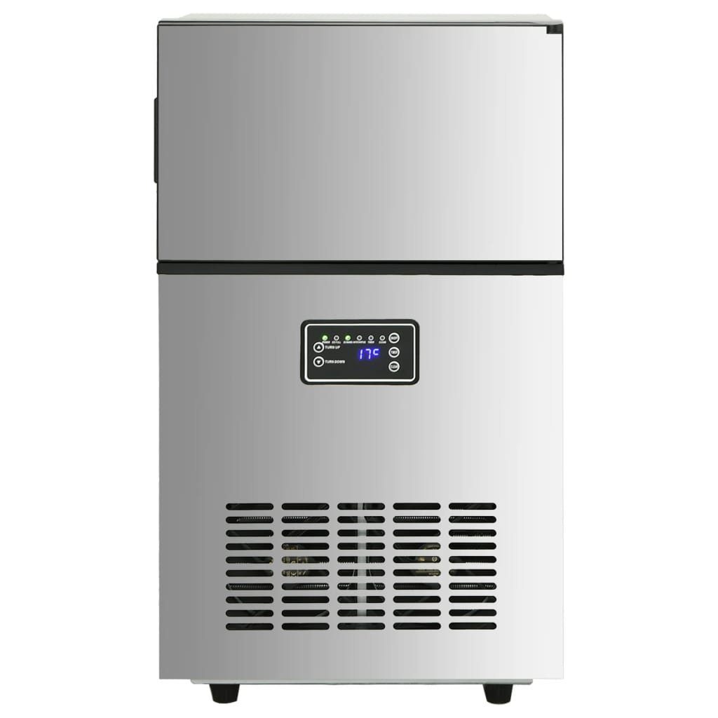 vidaXL Eiswürfelmaschine Eiswürfelmaschine Silbern 45 kg / 24 h