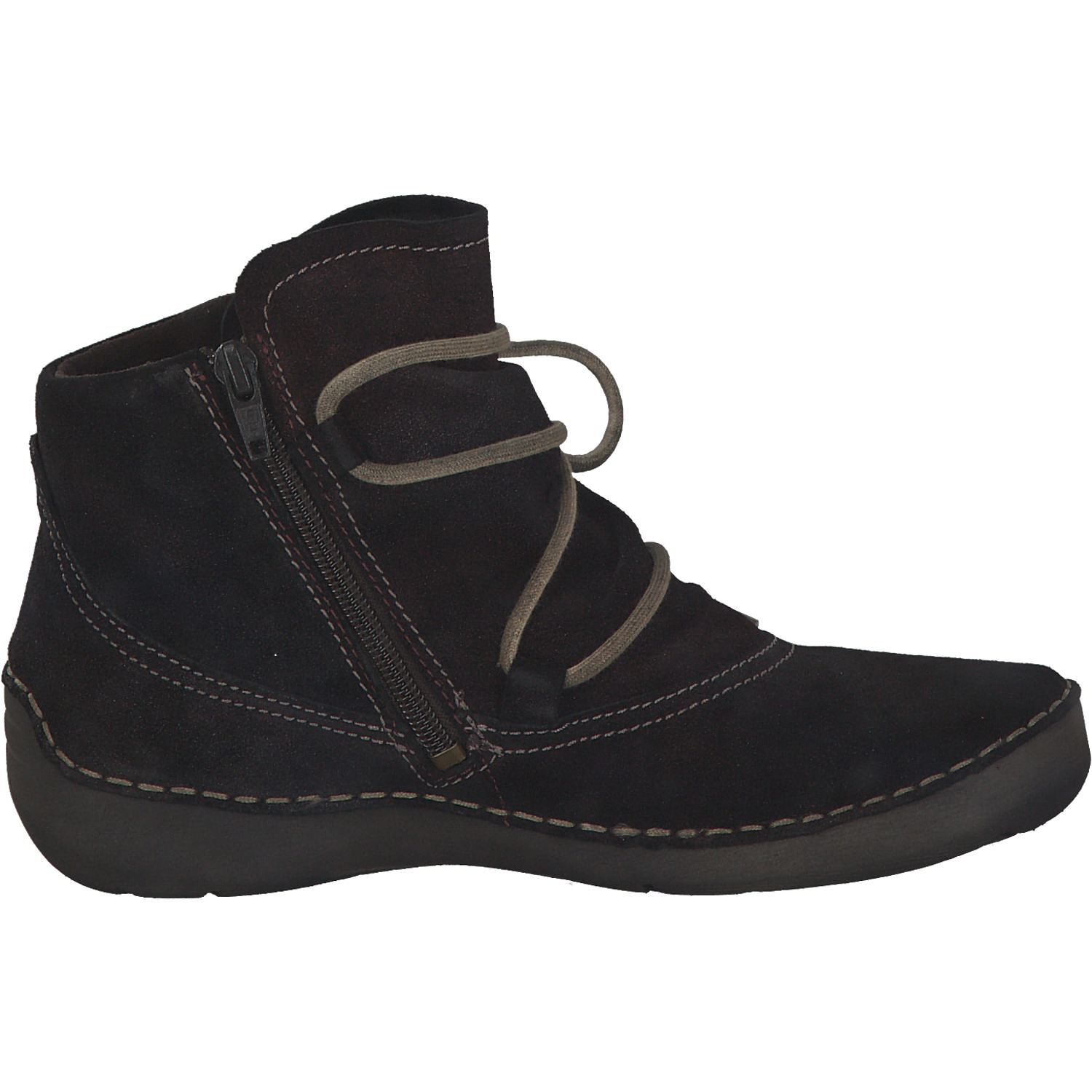 Josef Seibel Fergey 99 59699, Schnürstiefel, Damen, Schwarz